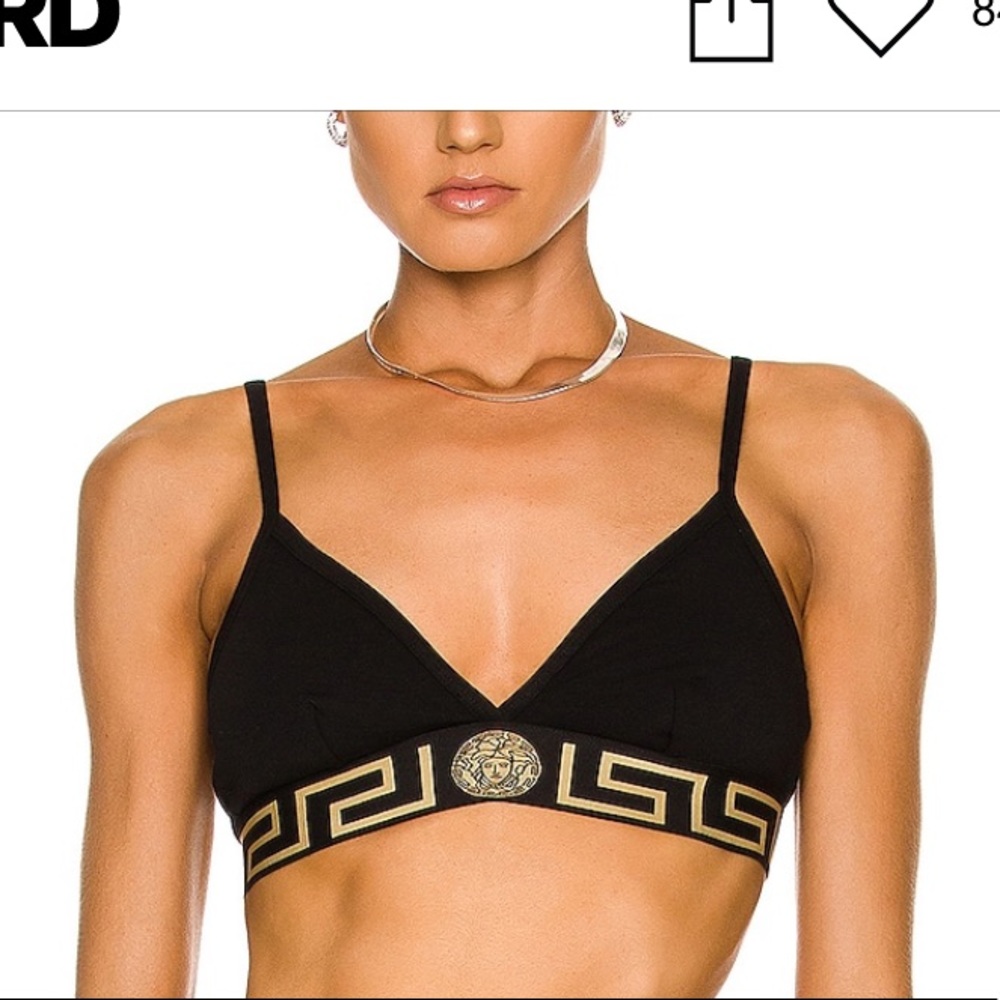 Versace triangle bra